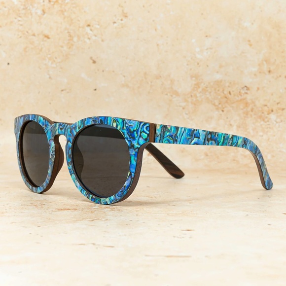 NEW Sylk Shades Mermaid | Abalone Seashell Sunglasses | Round